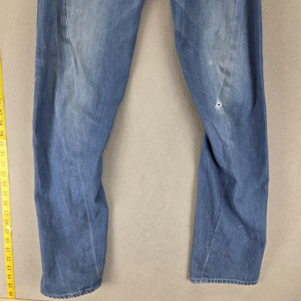 Vintage Levis Engineered Jeans Mens 33x34 Blue Medium Wash Twisted Button Fly
